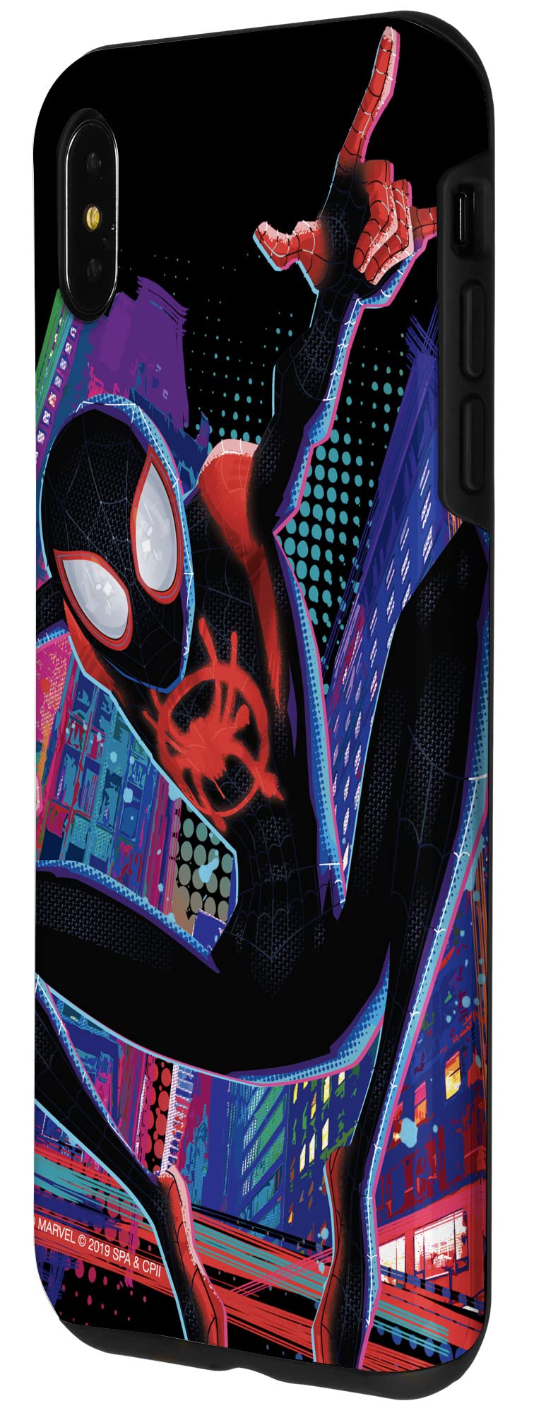Iphone Xs Max Marvel Spider Man Into The Spider Verse Miles Morales City Case